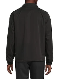 Coaches Raglan-Sleeve Nylon Jacket