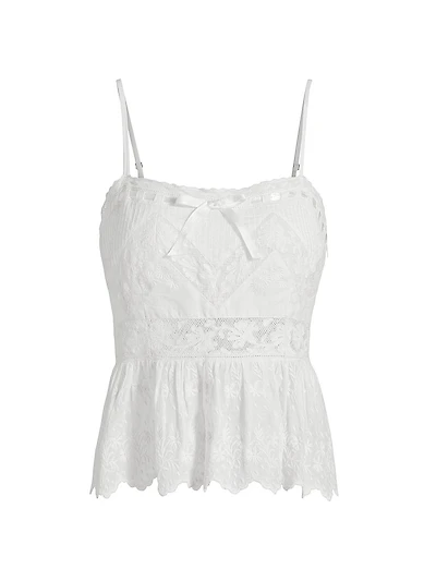 Rowina Embroidered Lace Top