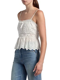 Rowina Embroidered Lace Top