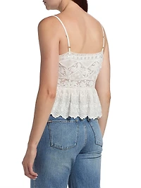 Rowina Embroidered Lace Top