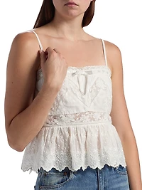 Rowina Embroidered Lace Top