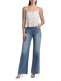 Rowina Embroidered Lace Top