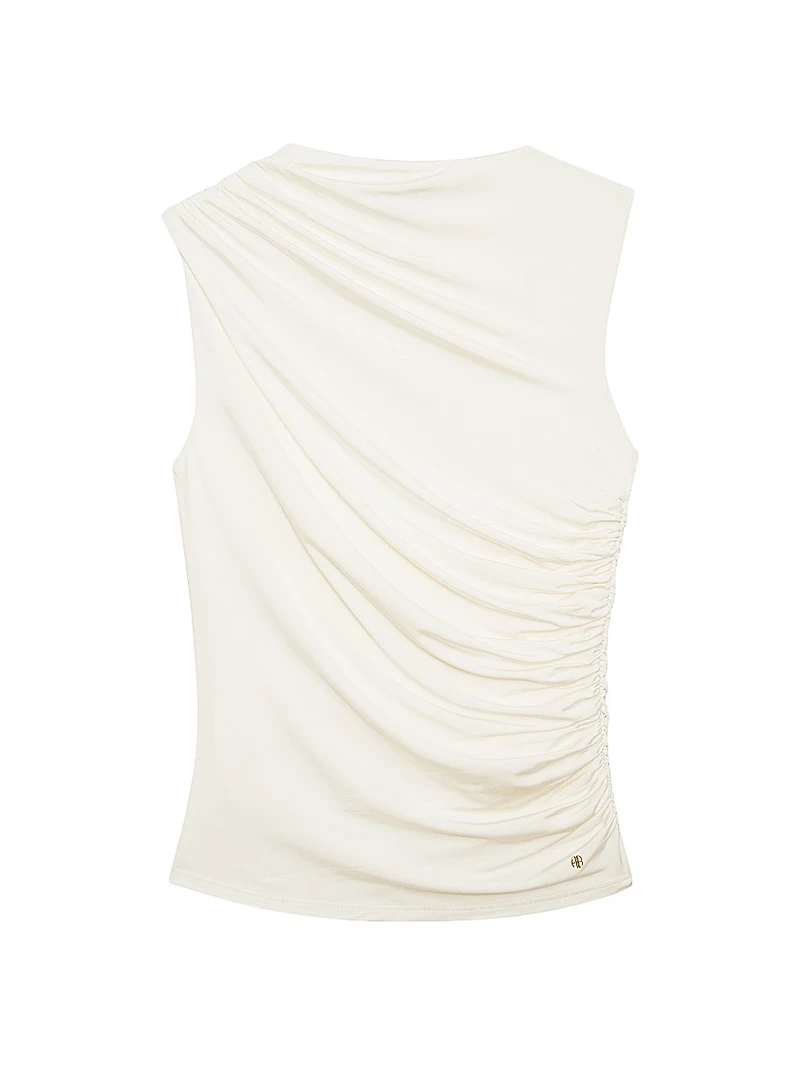 Lucia Ruched Sleeveless Top