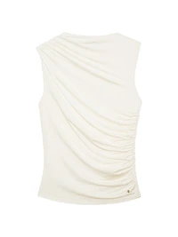Lucia Ruched Sleeveless Top