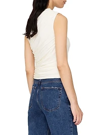 Lucia Ruched Sleeveless Top