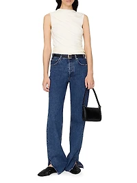 Lucia Ruched Sleeveless Top