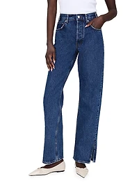 Roy High-Rise Straight-Fit Jeans