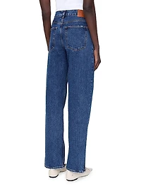 Roy High-Rise Straight-Fit Jeans