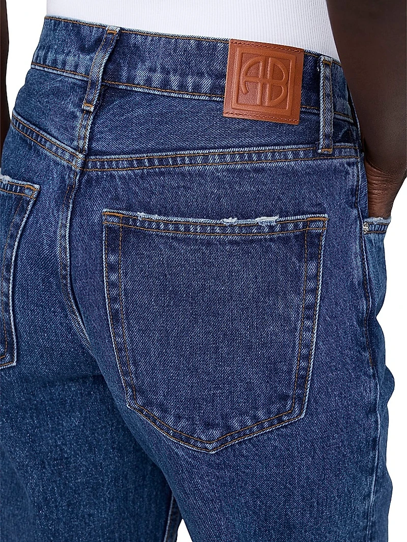 Roy High-Rise Straight-Fit Jeans