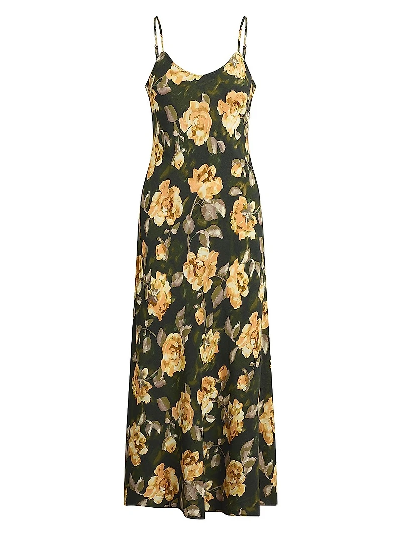 The Favorite Floral V-Neck Maxi Dress