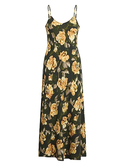 The Favorite Floral V-Neck Maxi Dress