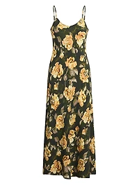 The Favorite Floral V-Neck Maxi Dress