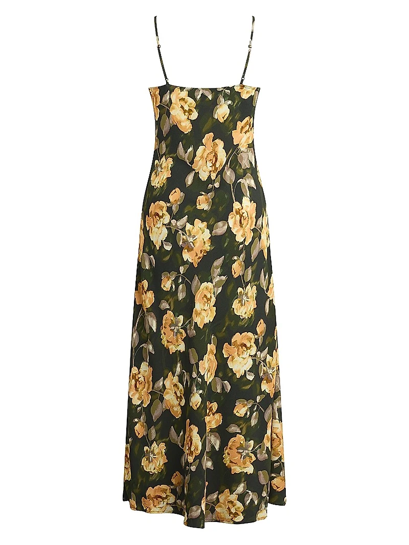 The Favorite Floral V-Neck Maxi Dress