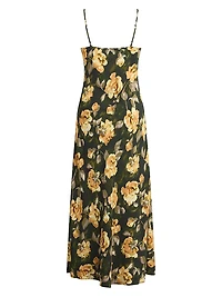 The Favorite Floral V-Neck Maxi Dress