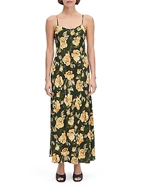 The Favorite Floral V-Neck Maxi Dress