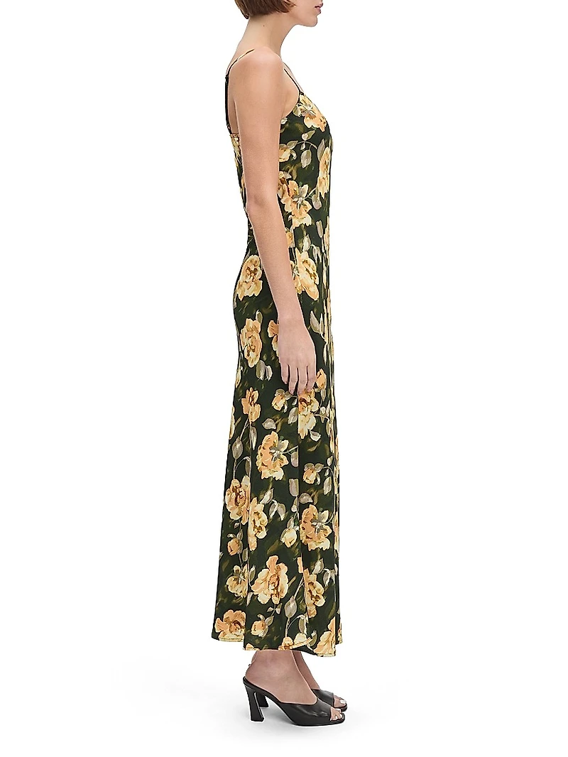The Favorite Floral V-Neck Maxi Dress