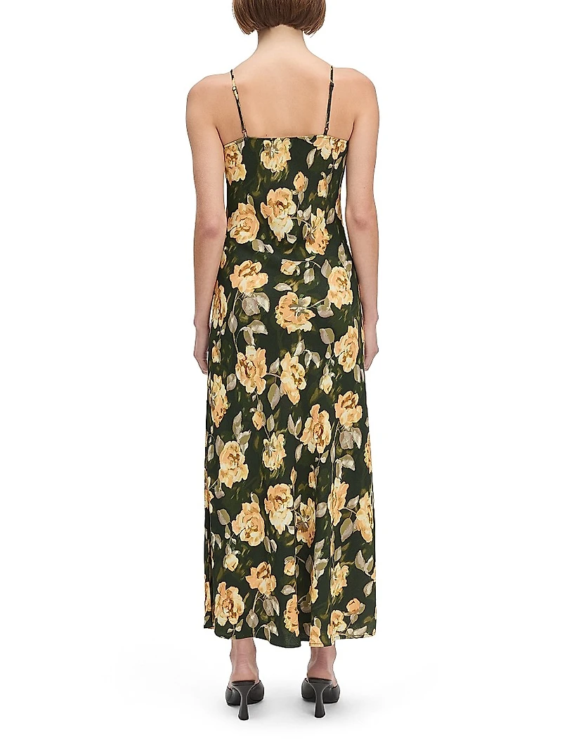 The Favorite Floral V-Neck Maxi Dress