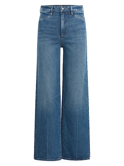 Campbell Wash Mischa Super High-Rise Wide-Leg Jeans
