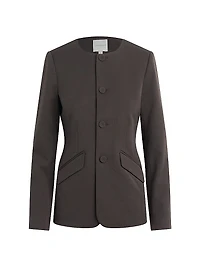 The Victoria Collarless Jacket