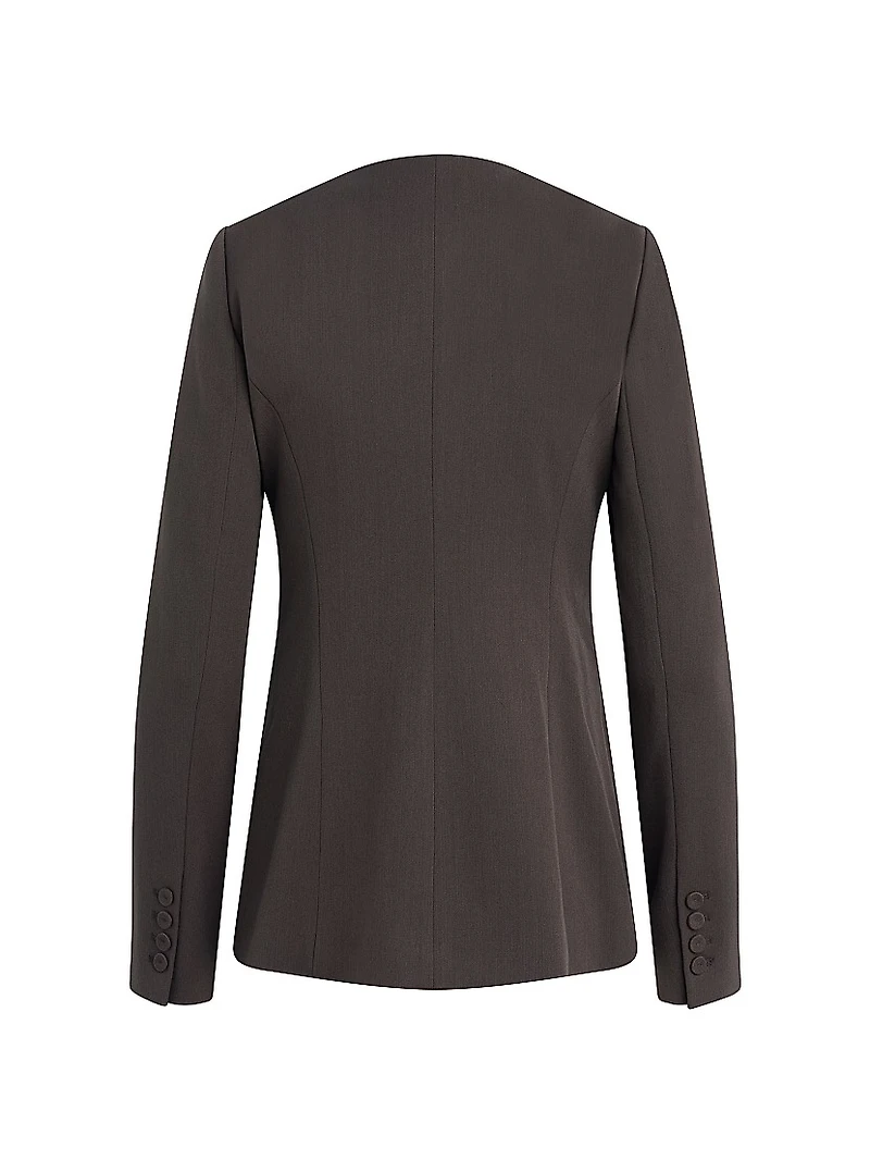 The Victoria Collarless Jacket