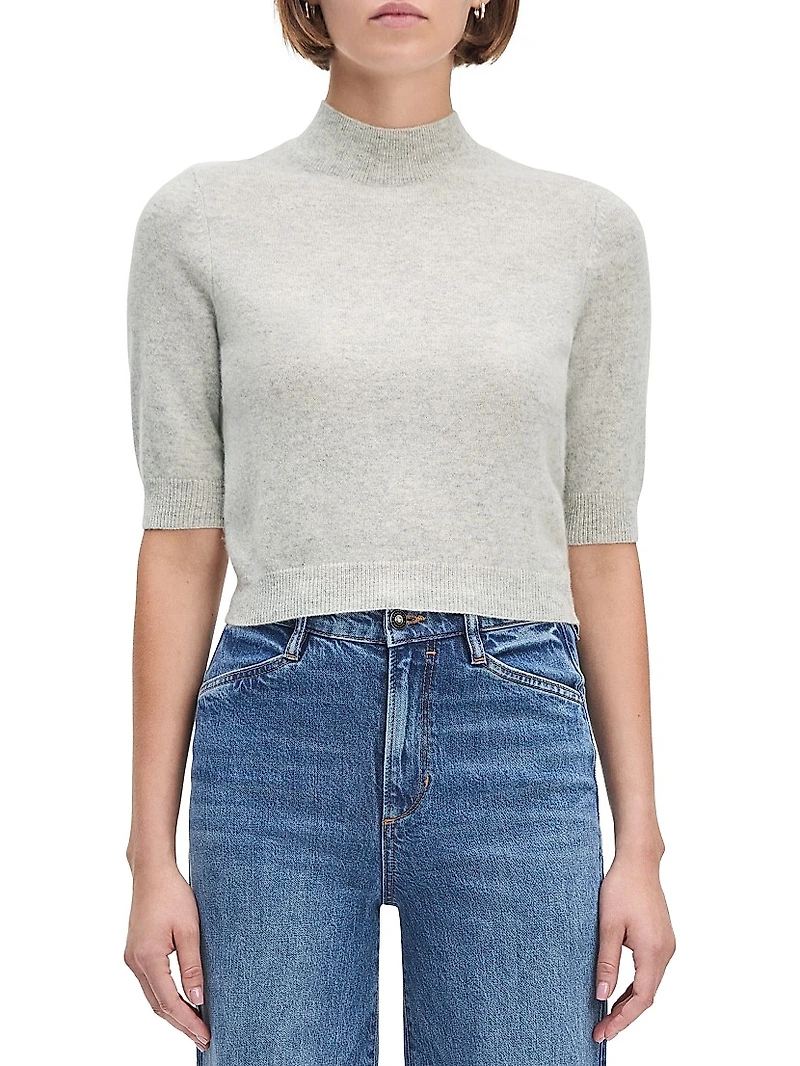 The Bonnie Cashmere Mock Turtleneck Sweater