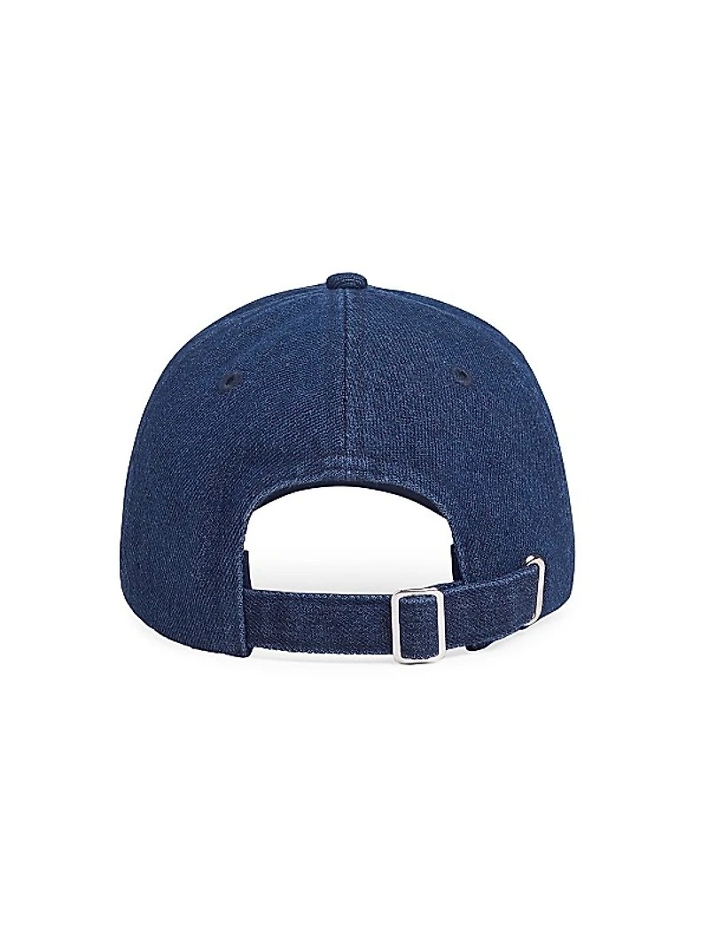 Logo Denim Baseball Cap