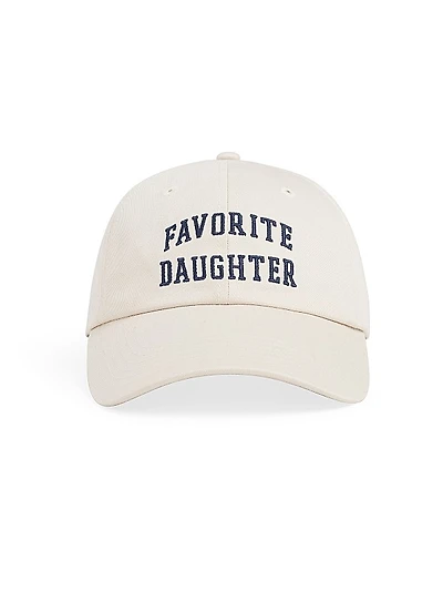 All Caps Logo Cotton Baseball Cap