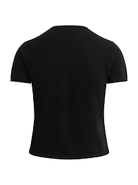The 9 to 5 Cashmere Short-Sleeve Cardigan