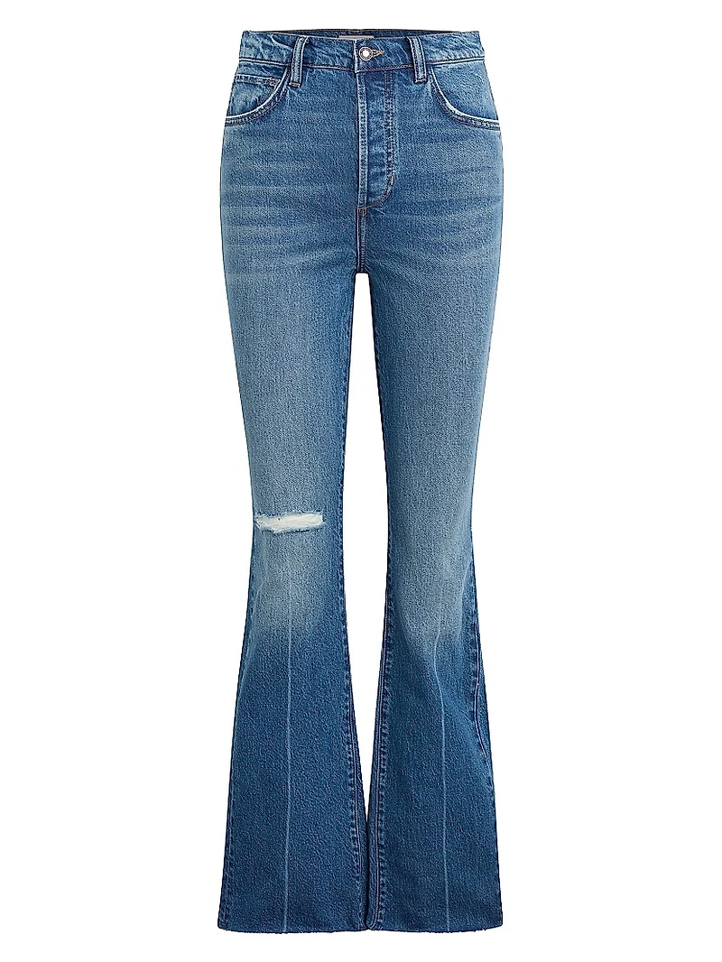 Beacon Wash Valentina Super High-Rise Flare Jeans