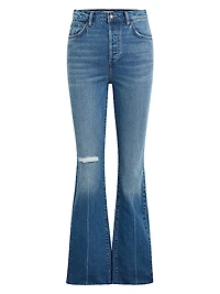 Beacon Wash Valentina Super High-Rise Flare Jeans