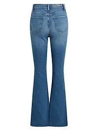 Beacon Wash Valentina Super High-Rise Flare Jeans