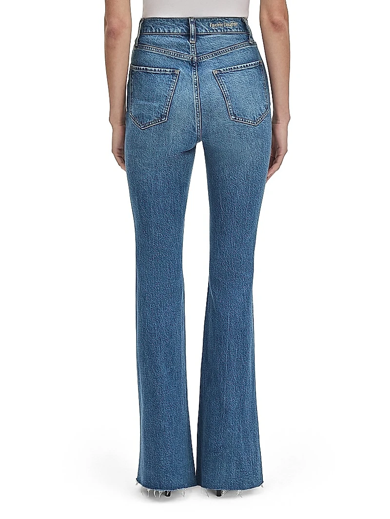Beacon Wash Valentina Super High-Rise Flare Jeans