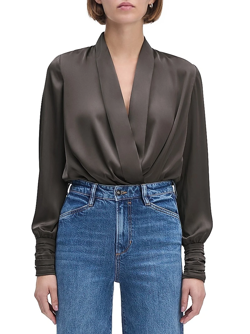 The Better Off Satin Bodysuit