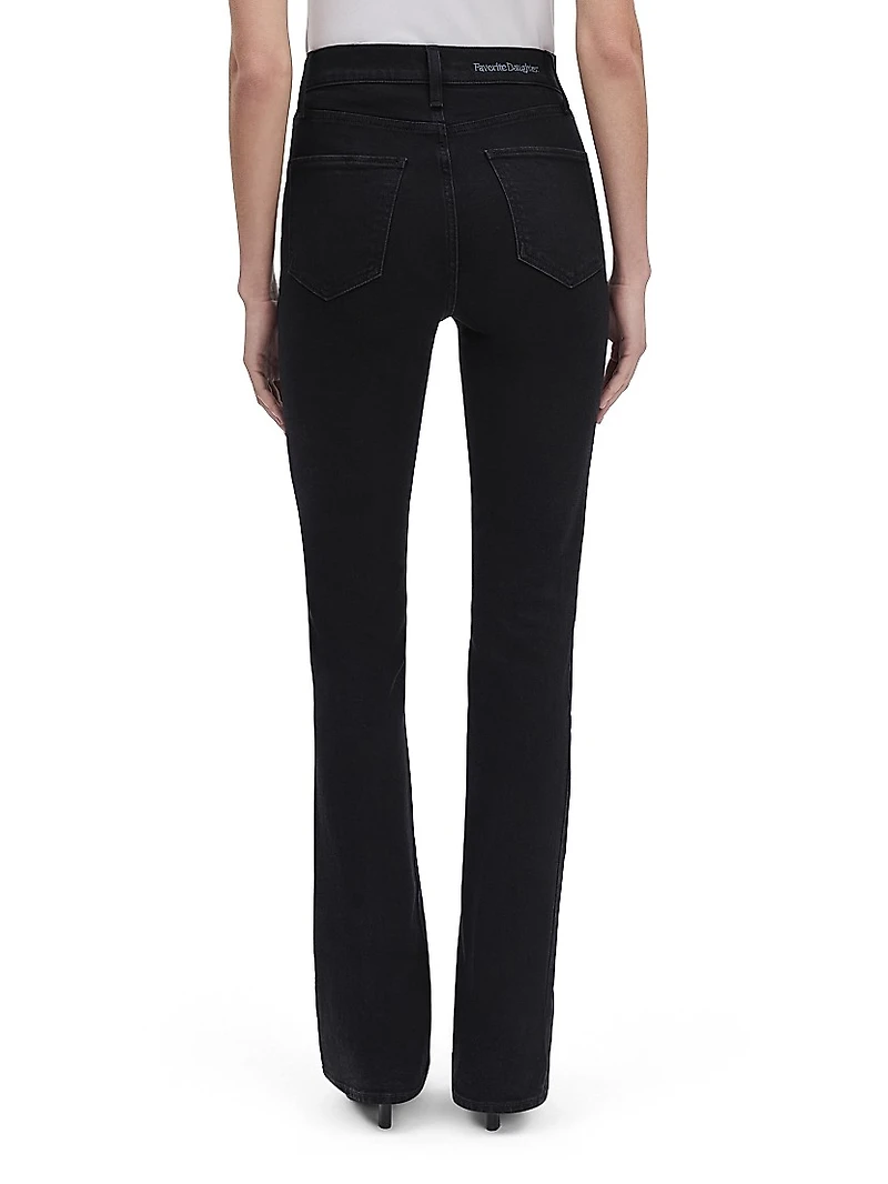 Valentina High-Rise Boot-Cut Jeans