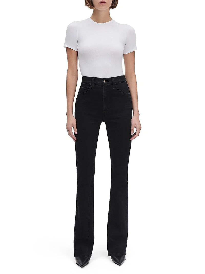 Valentina High-Rise Boot-Cut Jeans