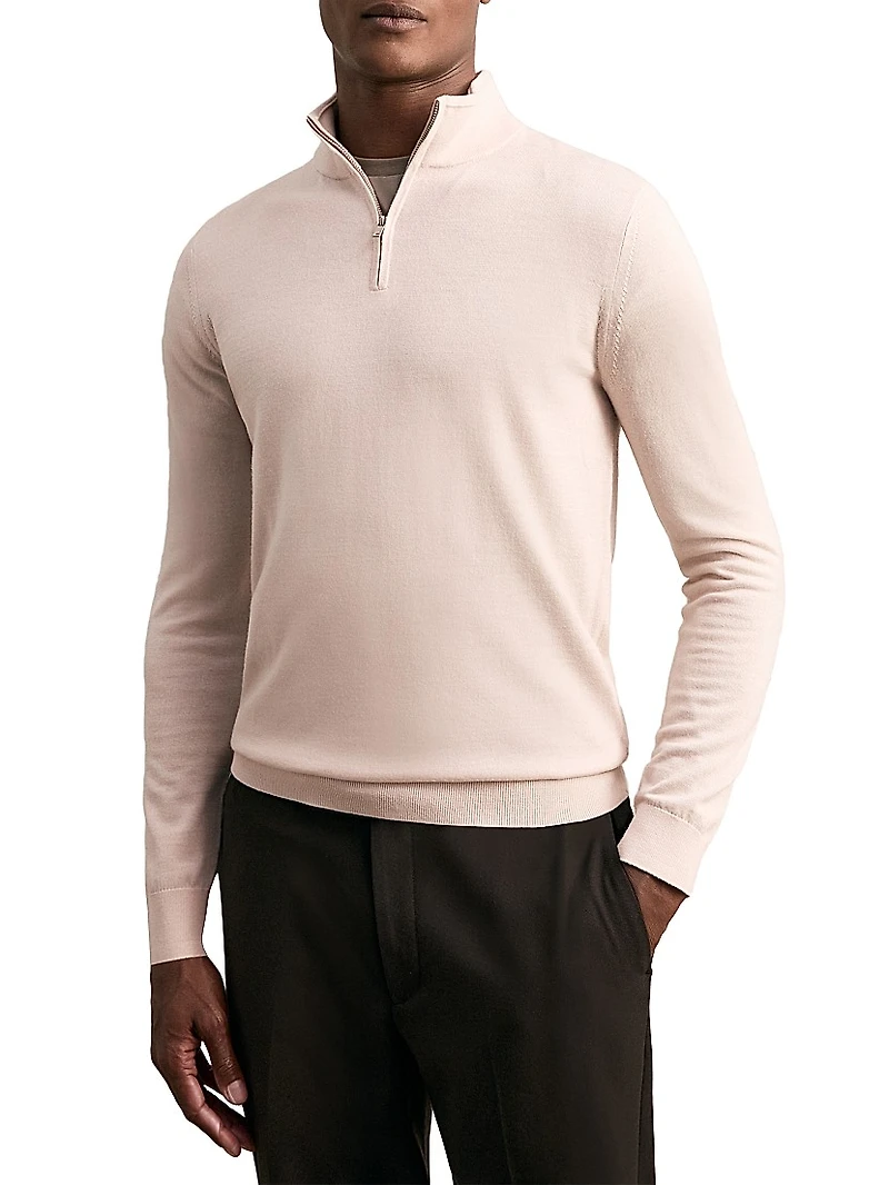 Blackhall Quarter-Zip Wool Sweater