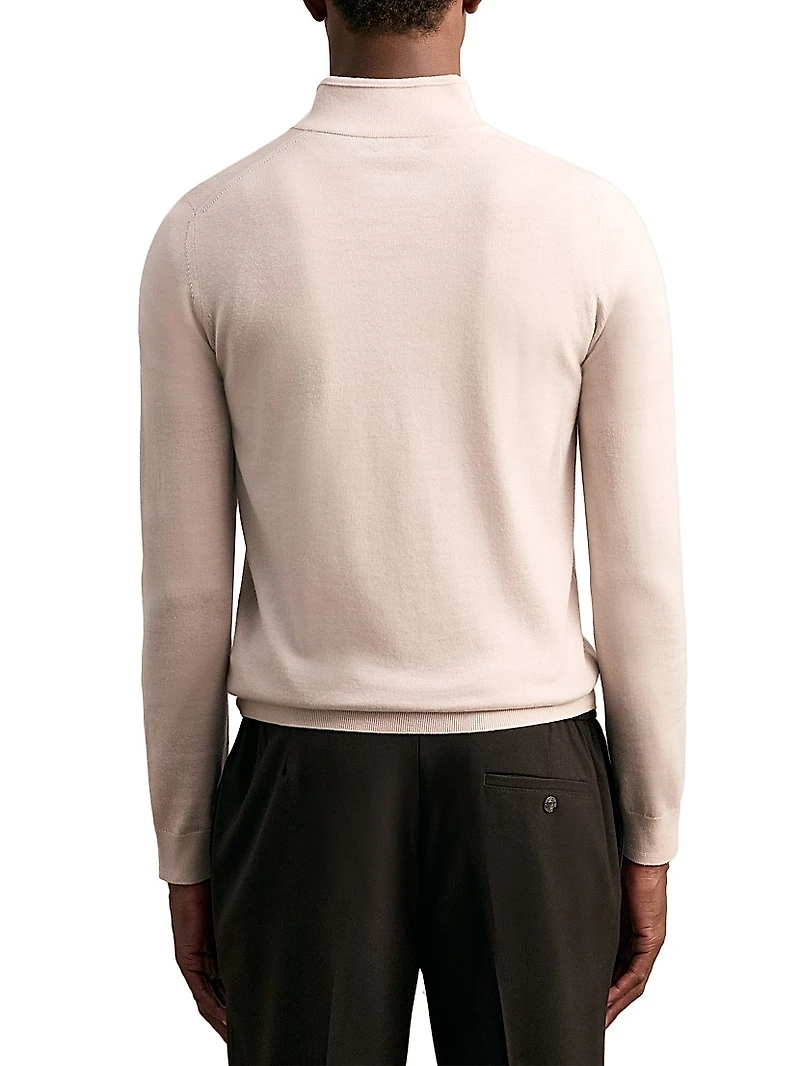 Blackhall Quarter-Zip Wool Sweater