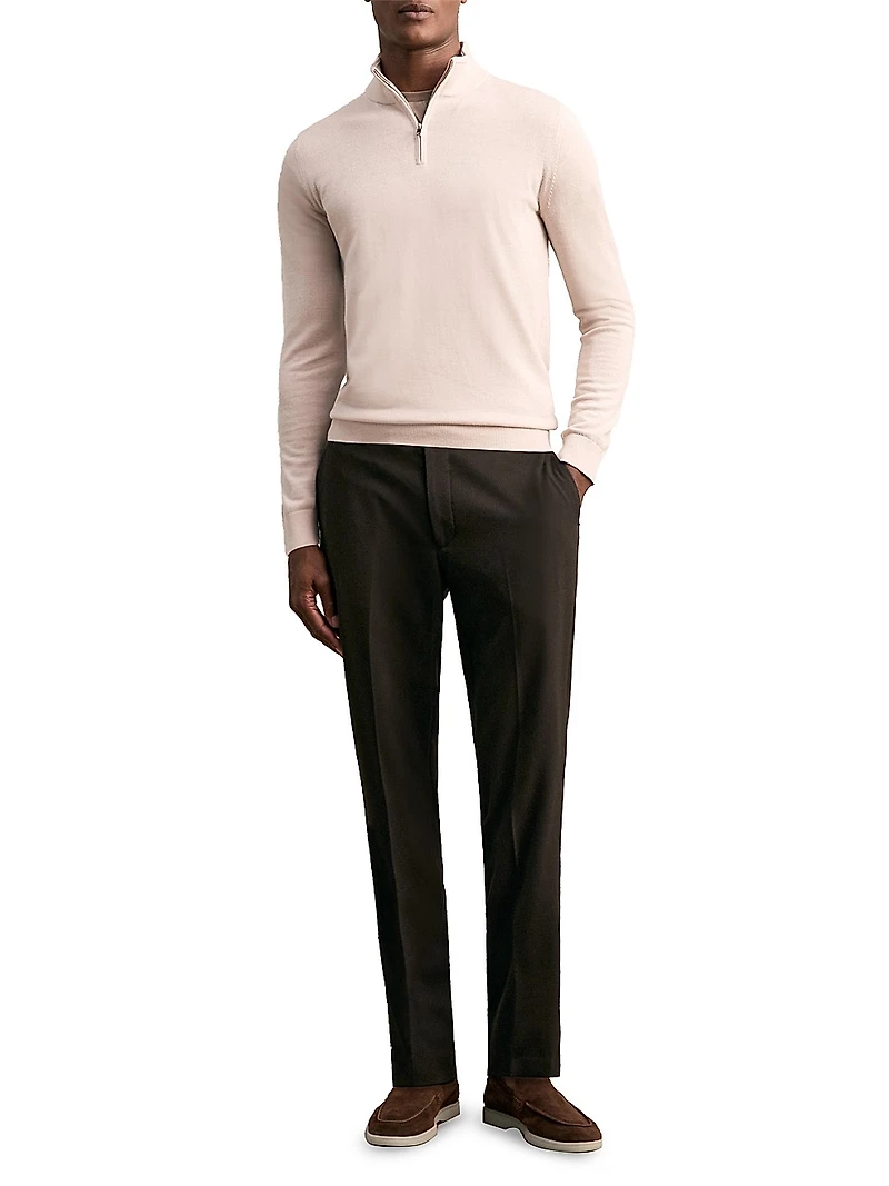 Blackhall Quarter-Zip Wool Sweater