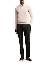 Blackhall Quarter-Zip Wool Sweater