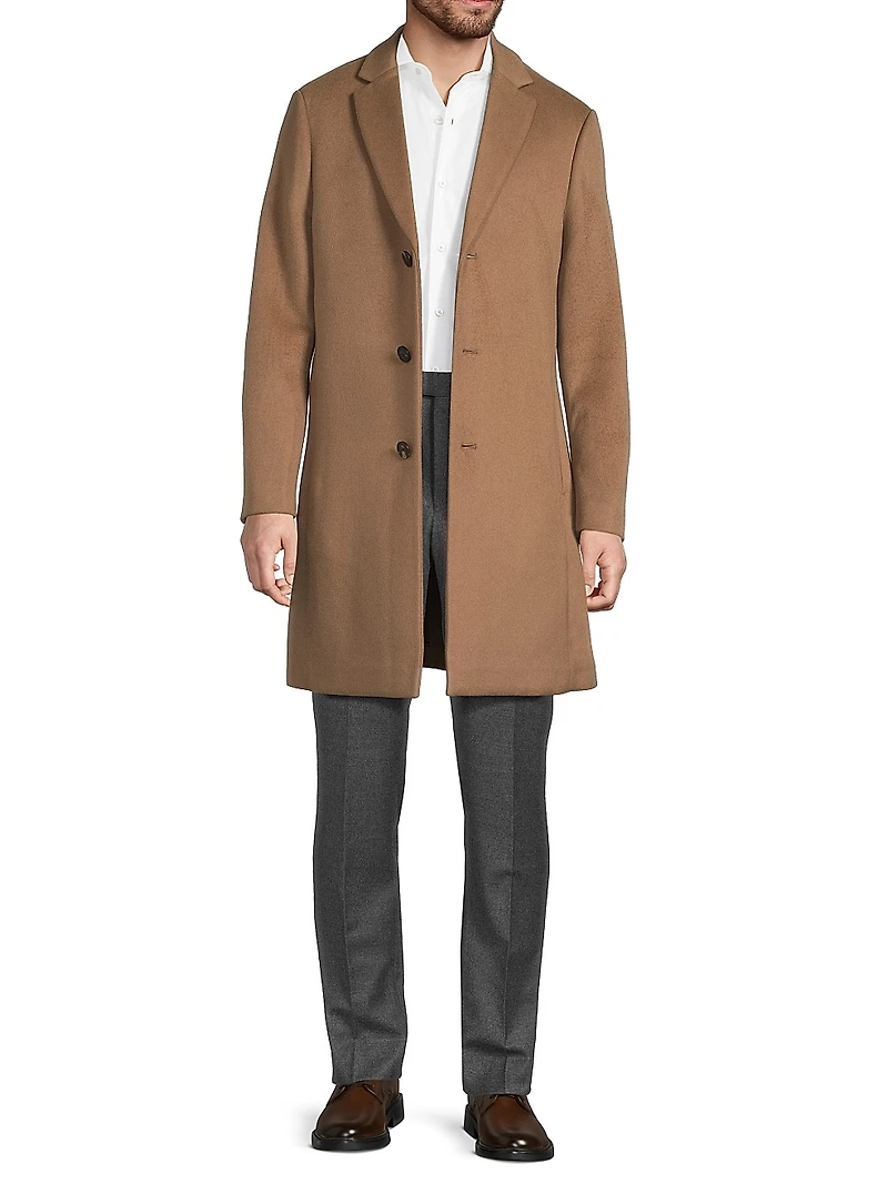 Gable Wool-Blend Topcoat