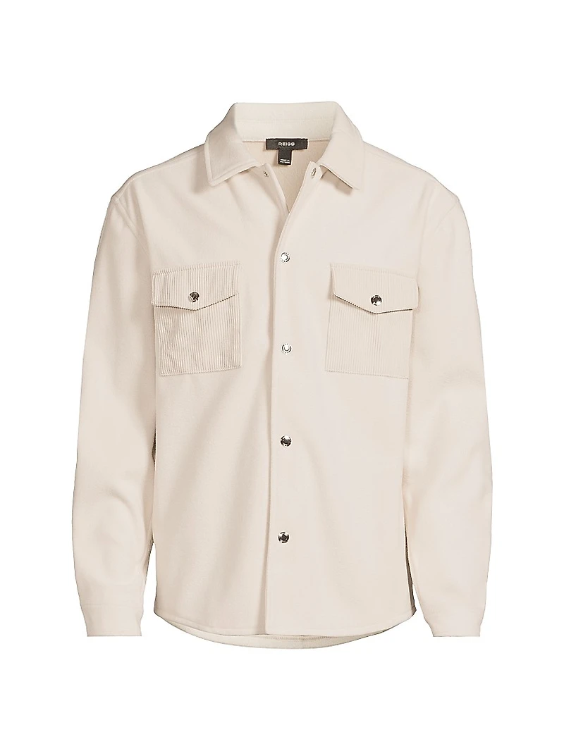 Scott Corduroy-Pocket Overshirt