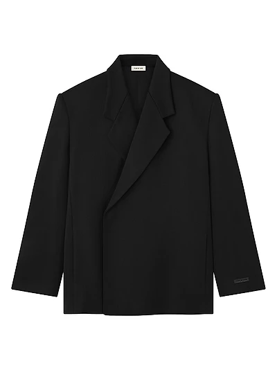 Wool Double-Breasted Blazer