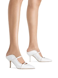 Maureen 70MM Dotted Tulle Mules