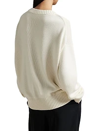 Polo Bear Crewneck Cotton Sweater