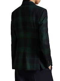 Plaid Wool Blazer