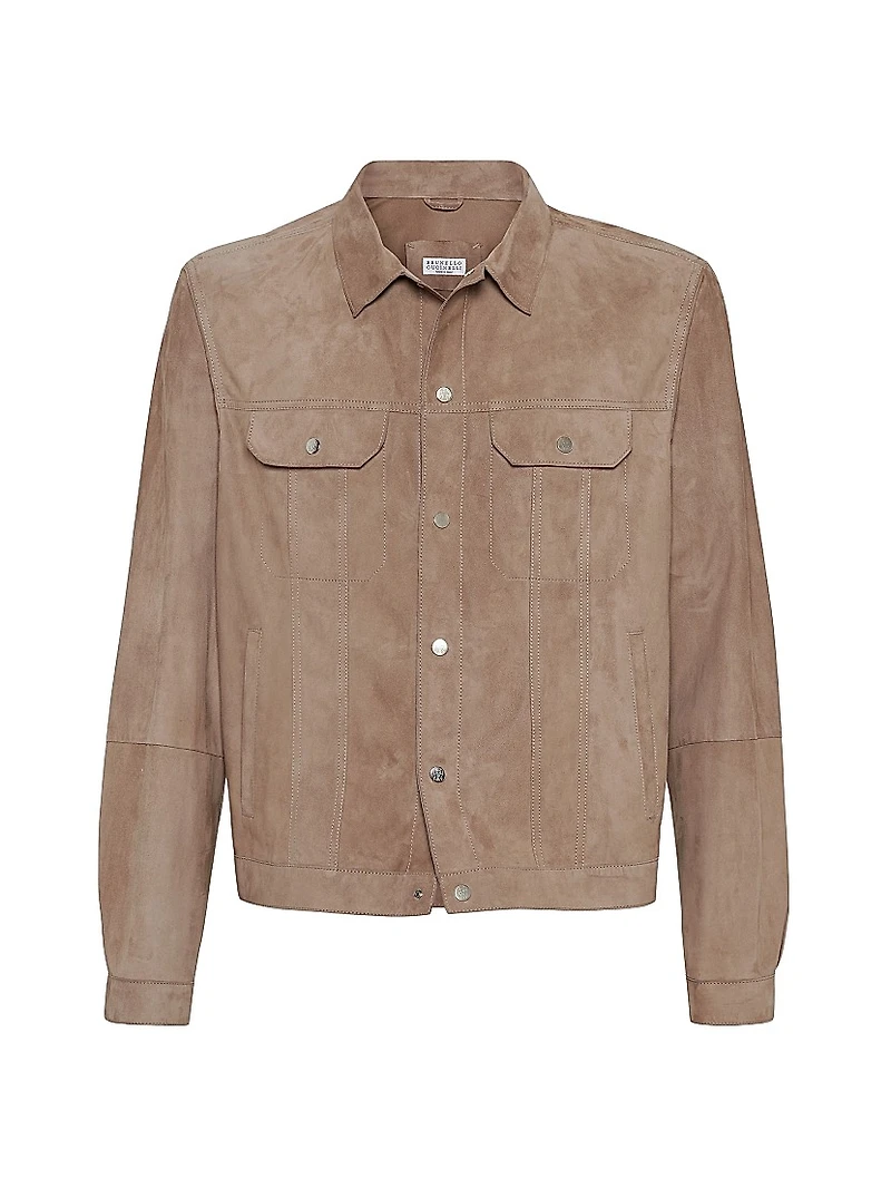 Suede Four Pocket Jacket