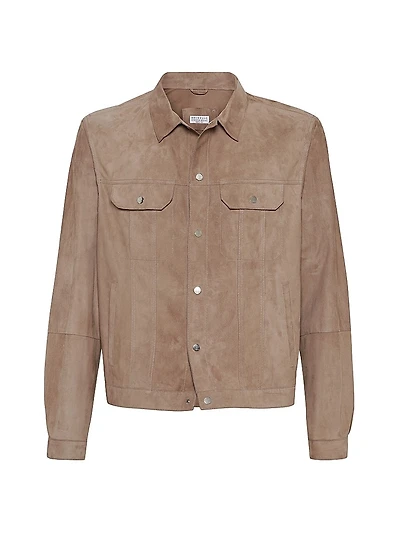 Suede Four Pocket Jacket