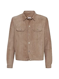 Suede Four Pocket Jacket
