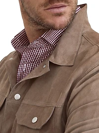 Suede Four Pocket Jacket