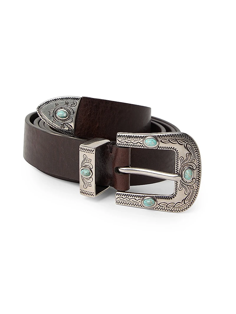 Pull Up Calfskin Belt